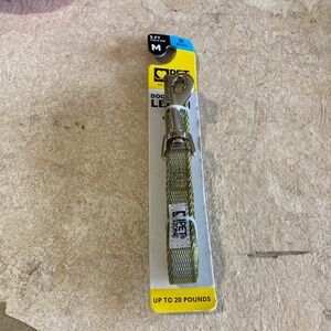 Pet Zone Dog Leash Nylon Med. Up to 20 lbs New